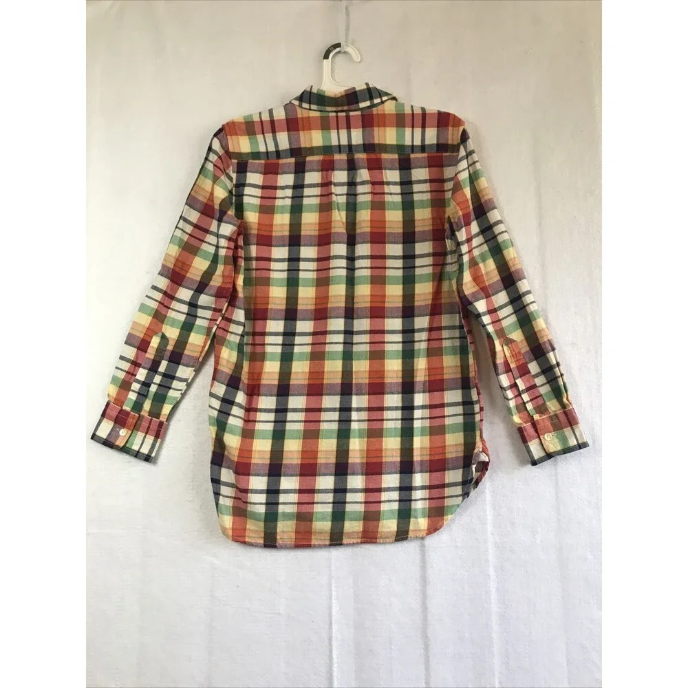 Gap Kids Boy Button Up Shirt XL (12) plaid